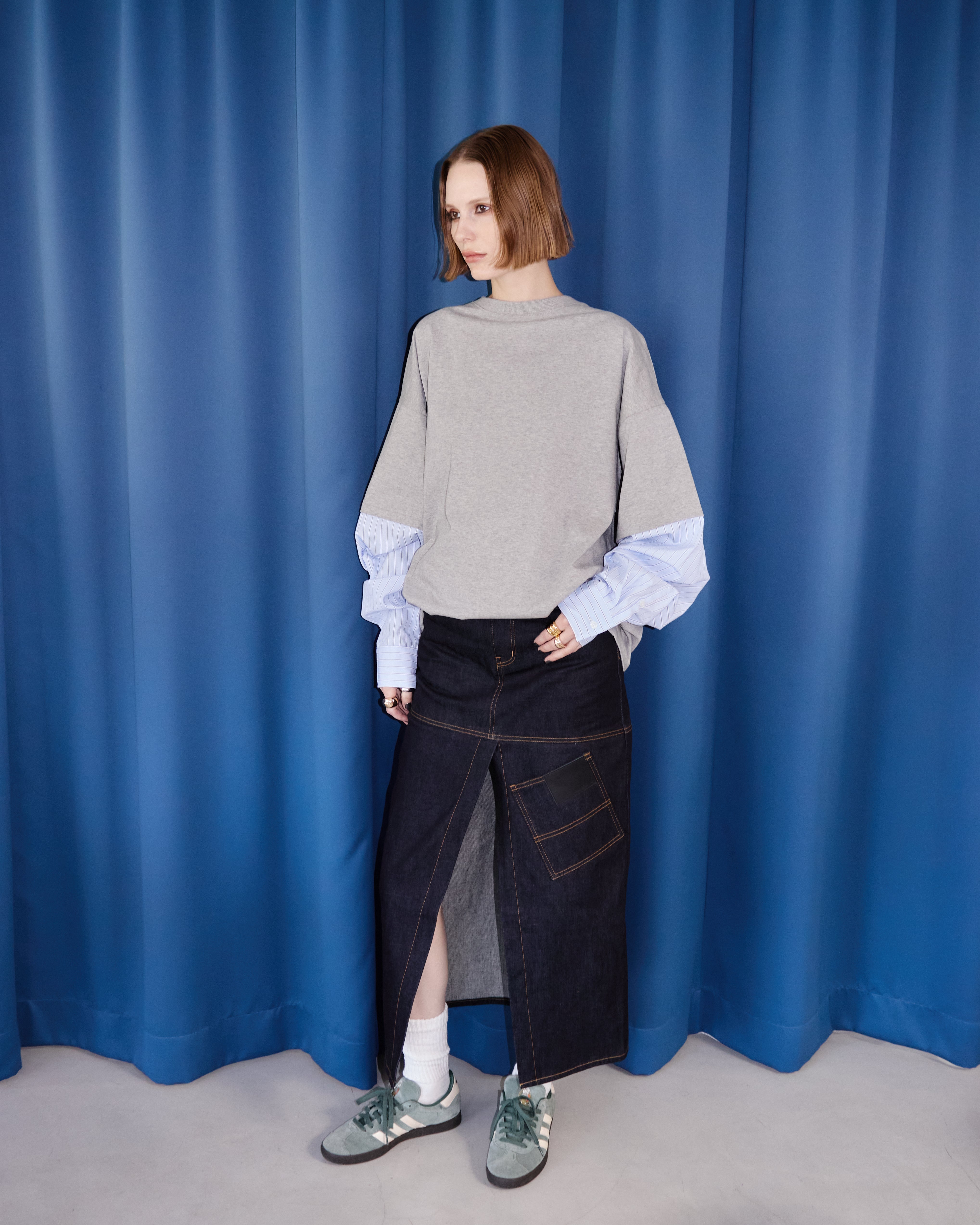 Utility Split Denim Skirt – WONEM