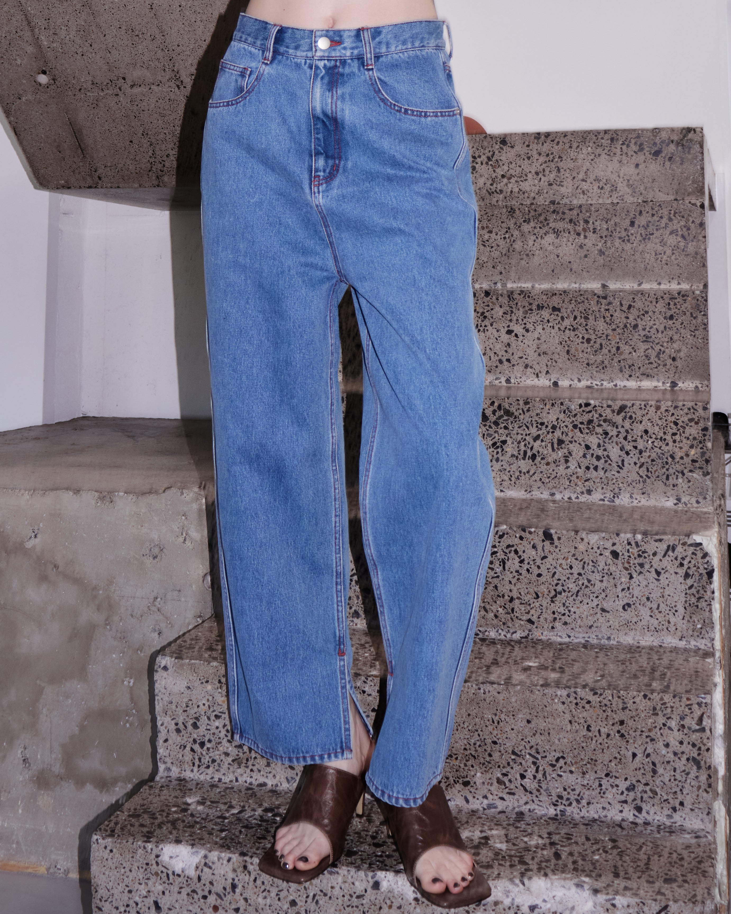 Trace Back Straight Jeans