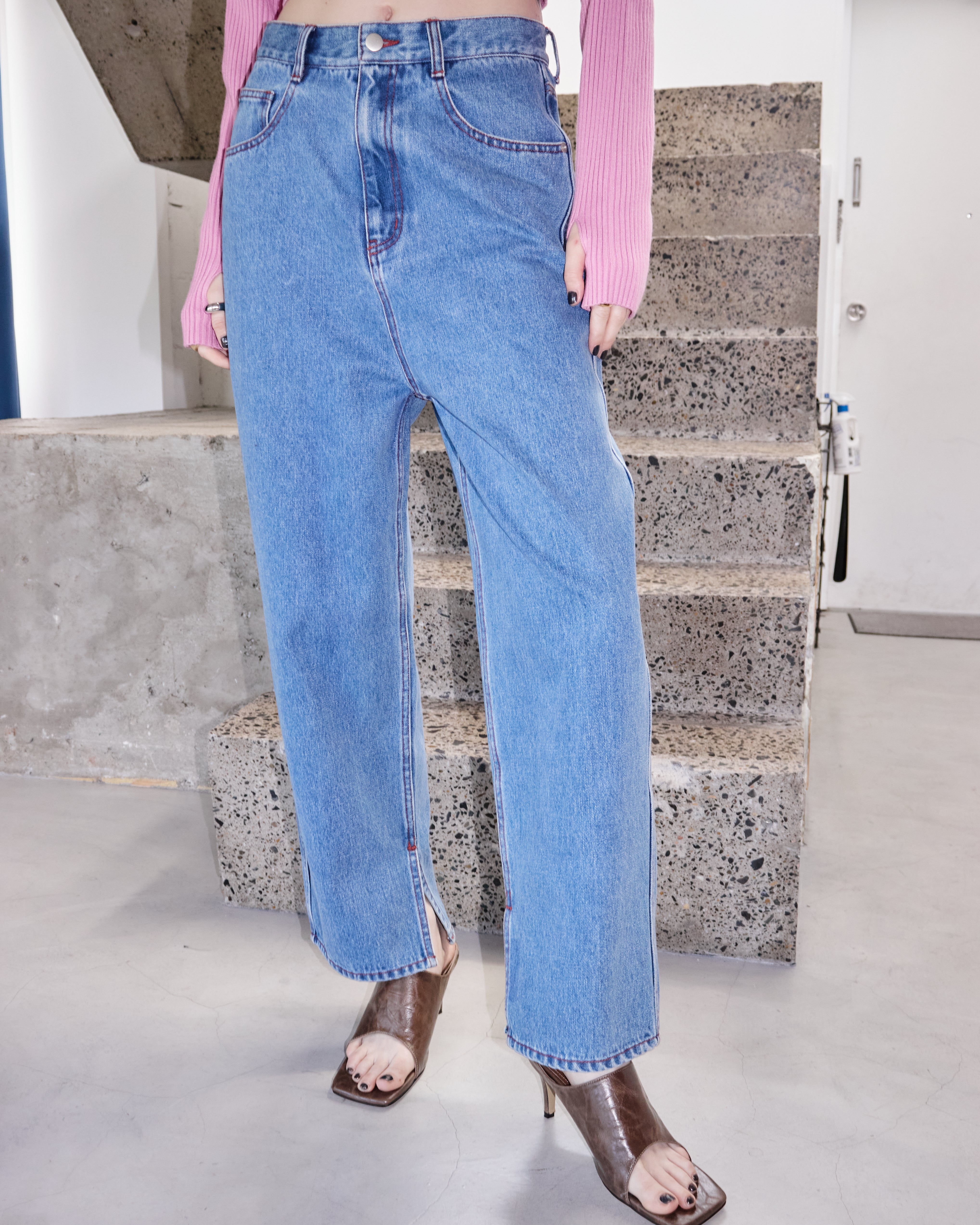 Trace Back Straight Jeans