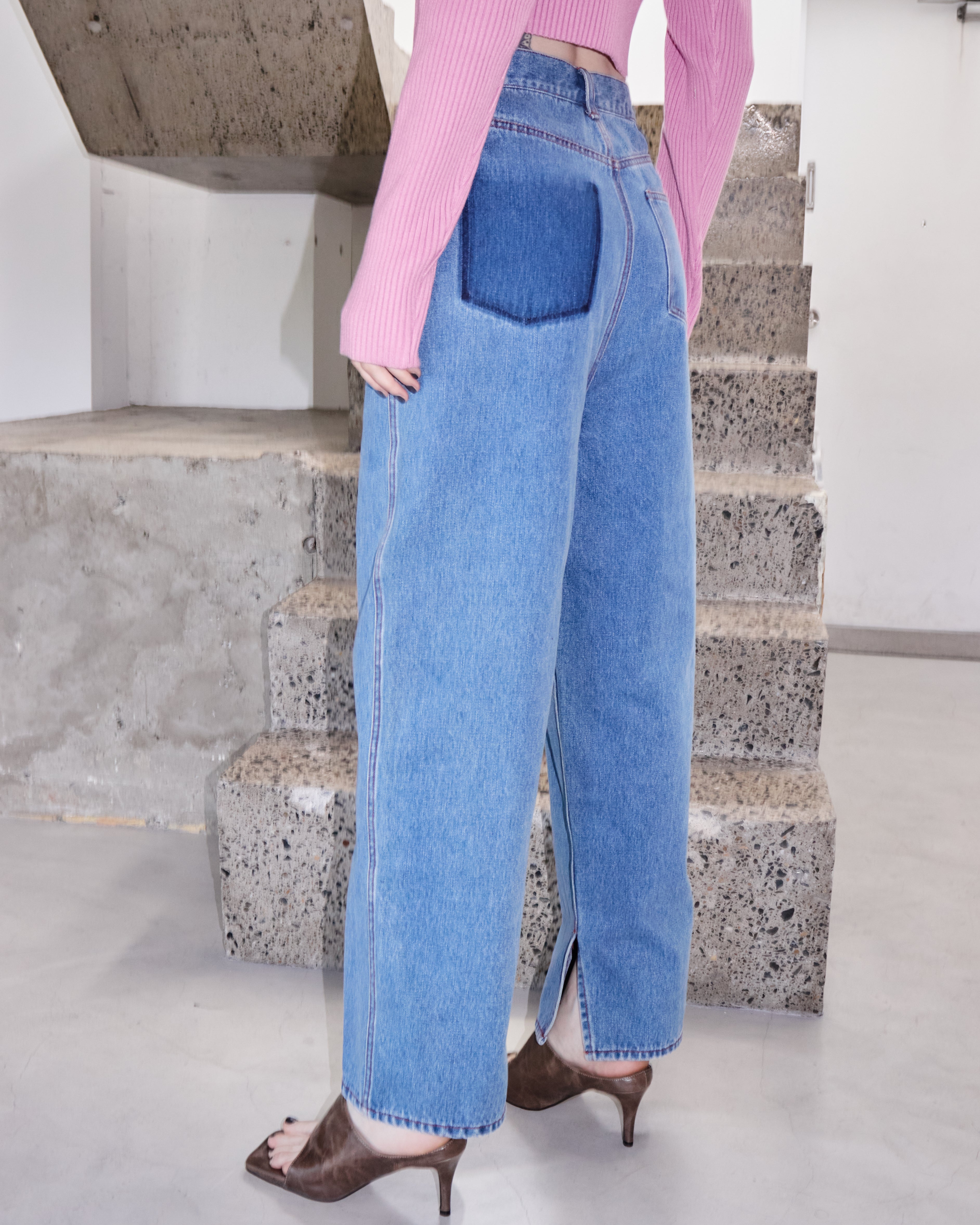 Trace Back Straight Jeans