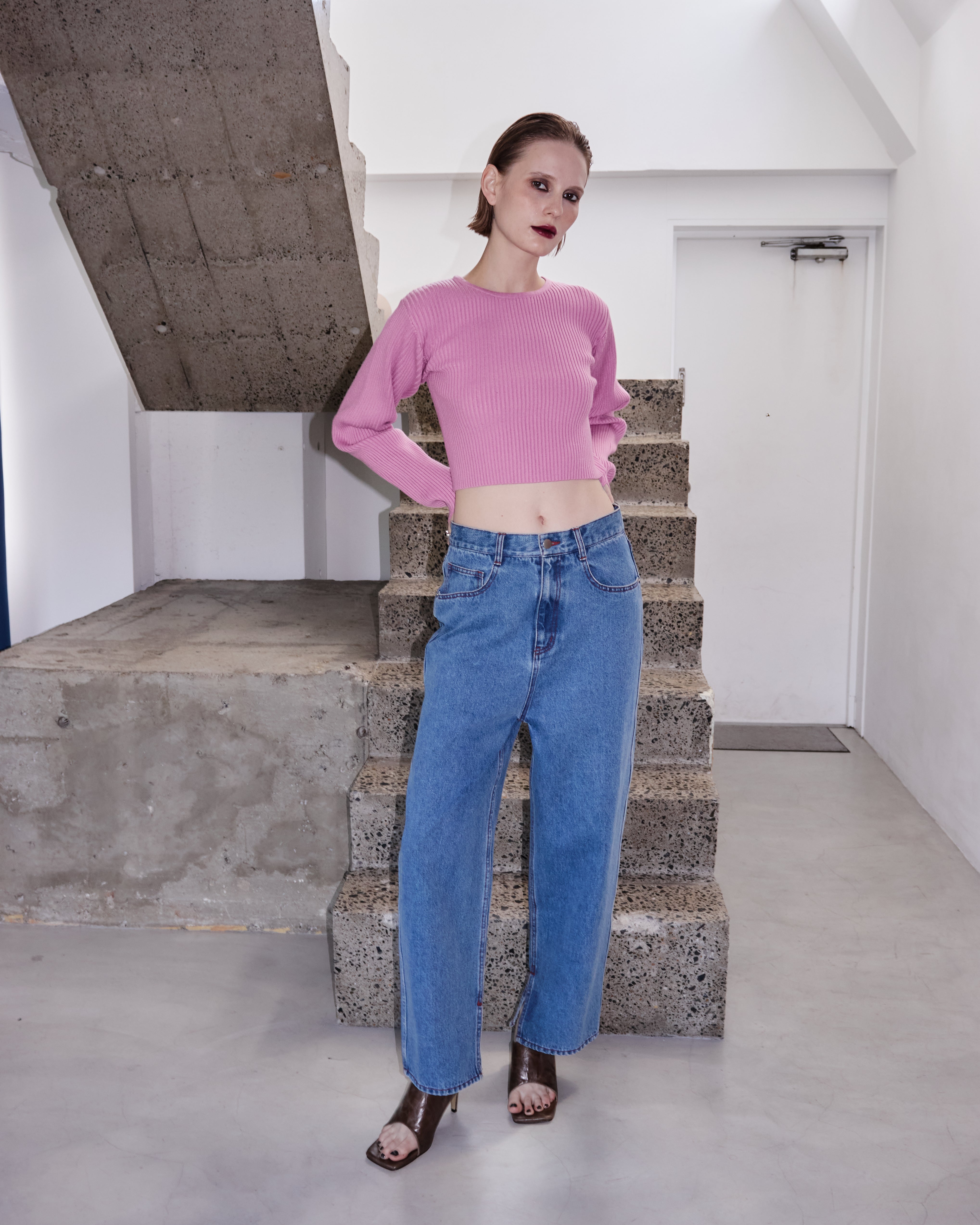 Trace Back Straight Jeans