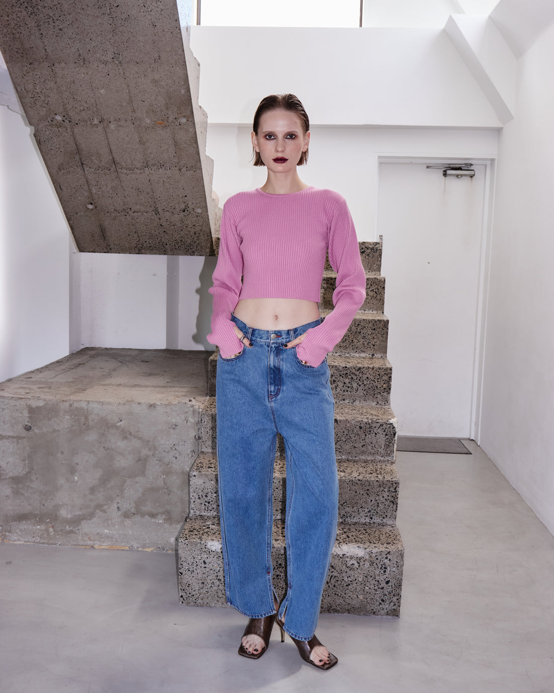 Trace Back Straight Jeans