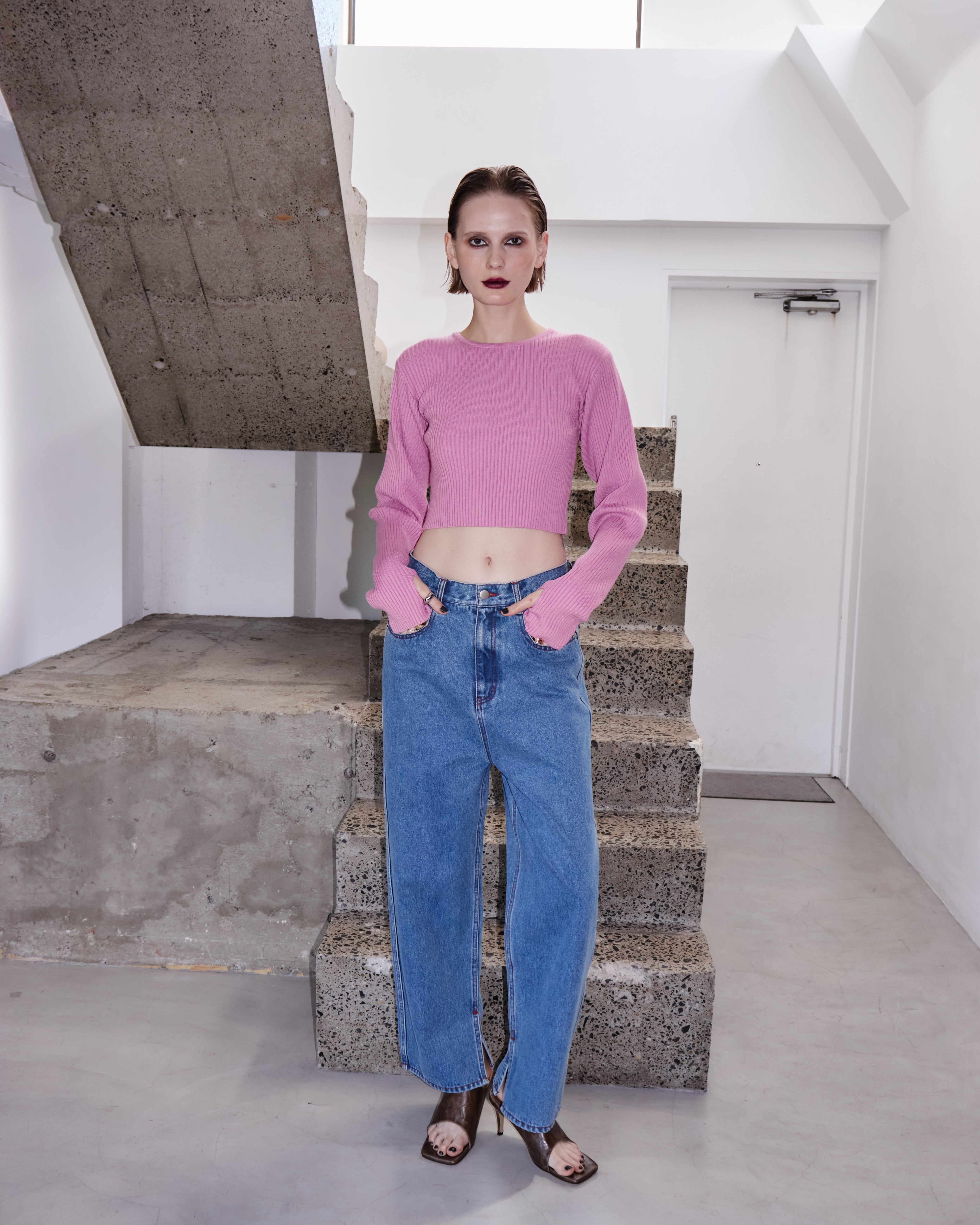 Trace Back Straight Jeans