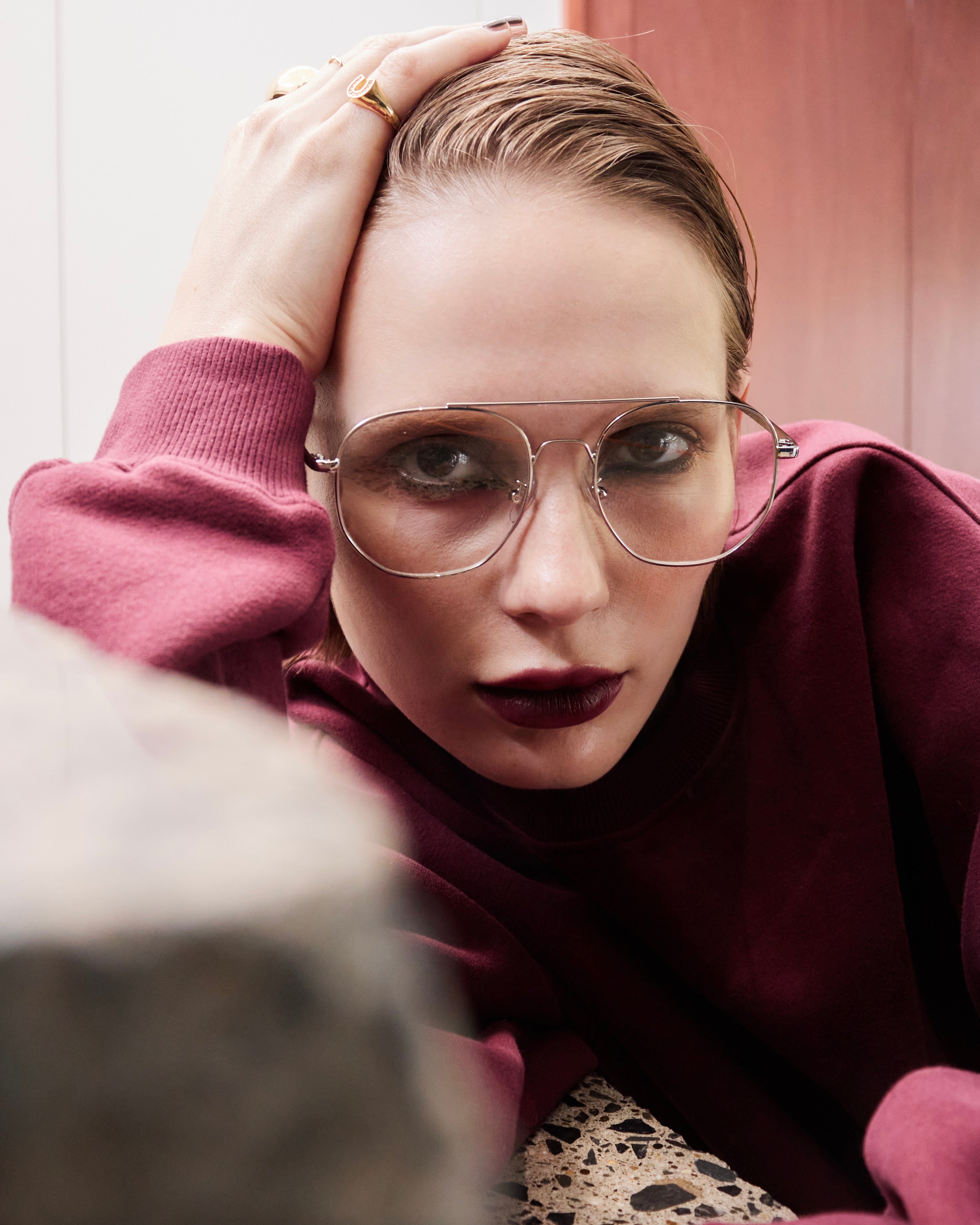 【W.E.Y】Classic Teardrop Optical