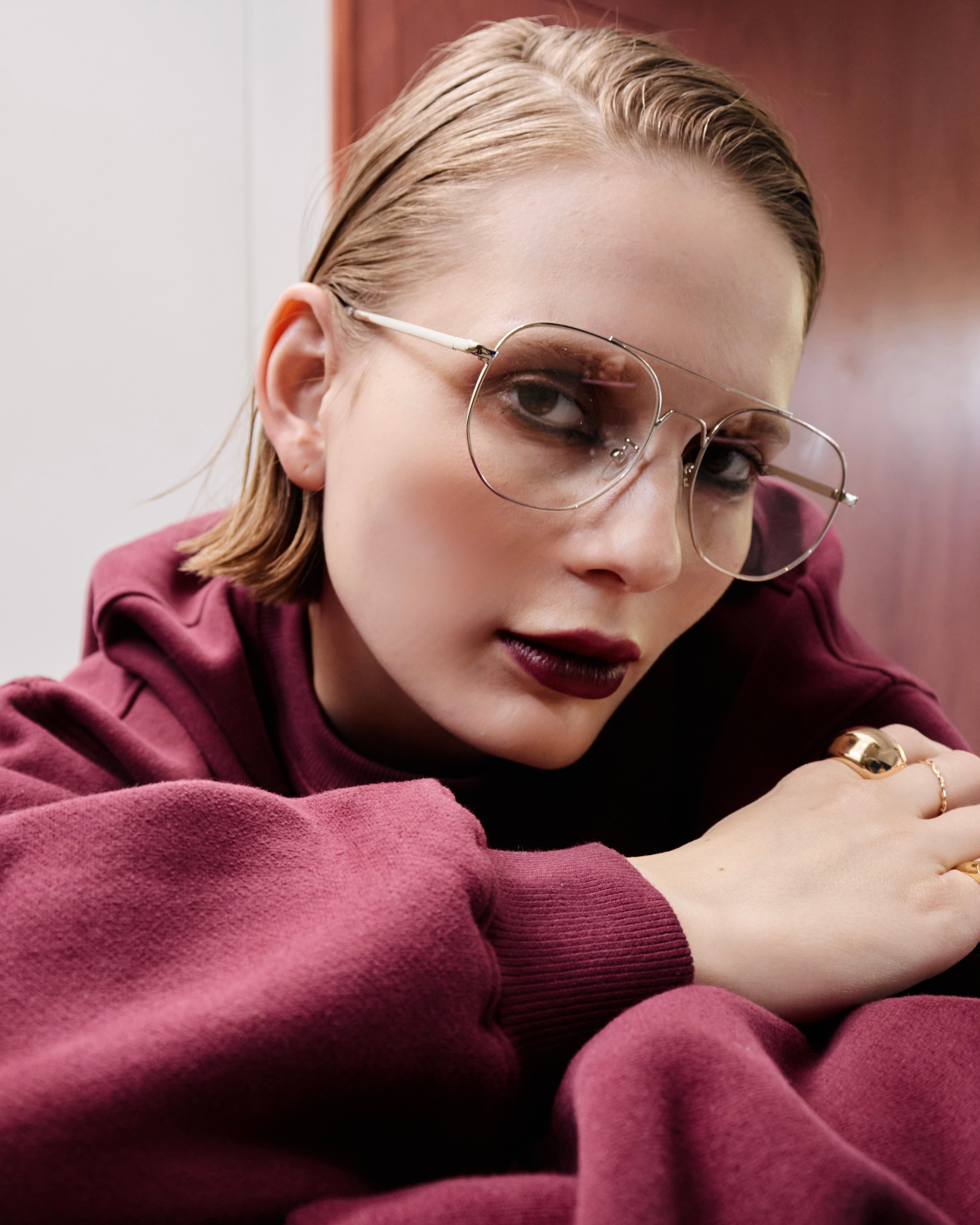 【W.E.Y】Classic Teardrop Optical