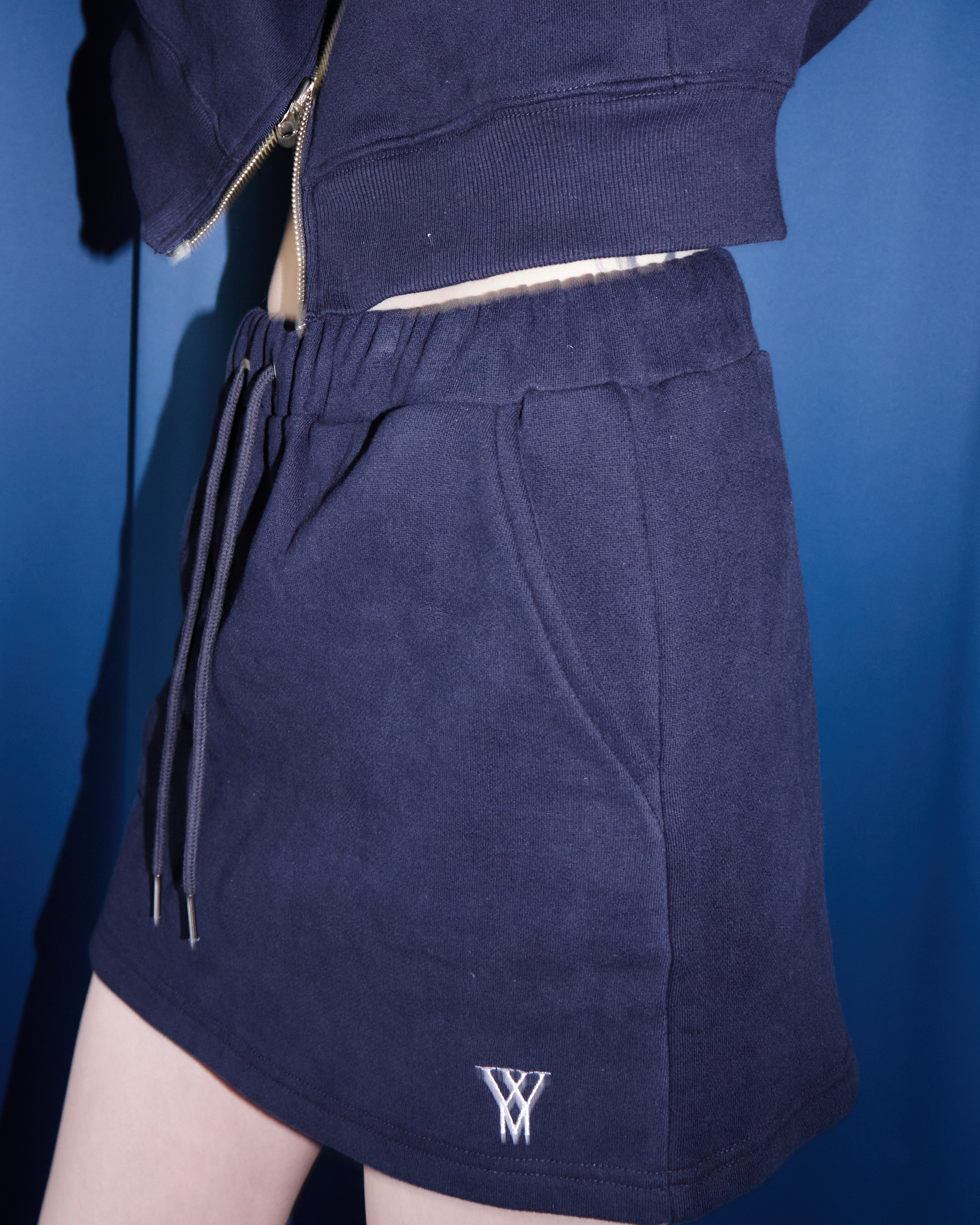 WM Logo Double Zip Hoodie