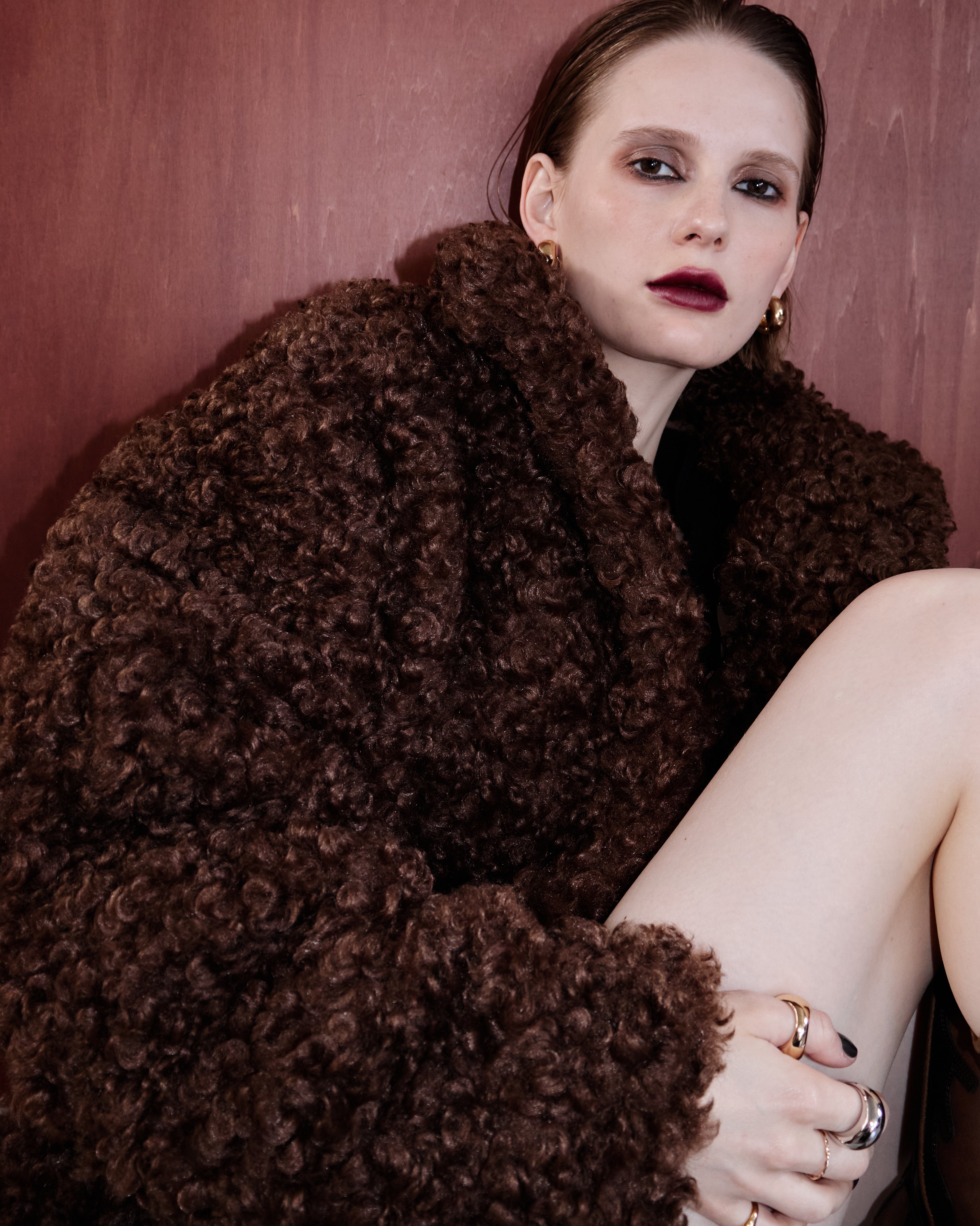 Dreamy Curl Fur Jacket