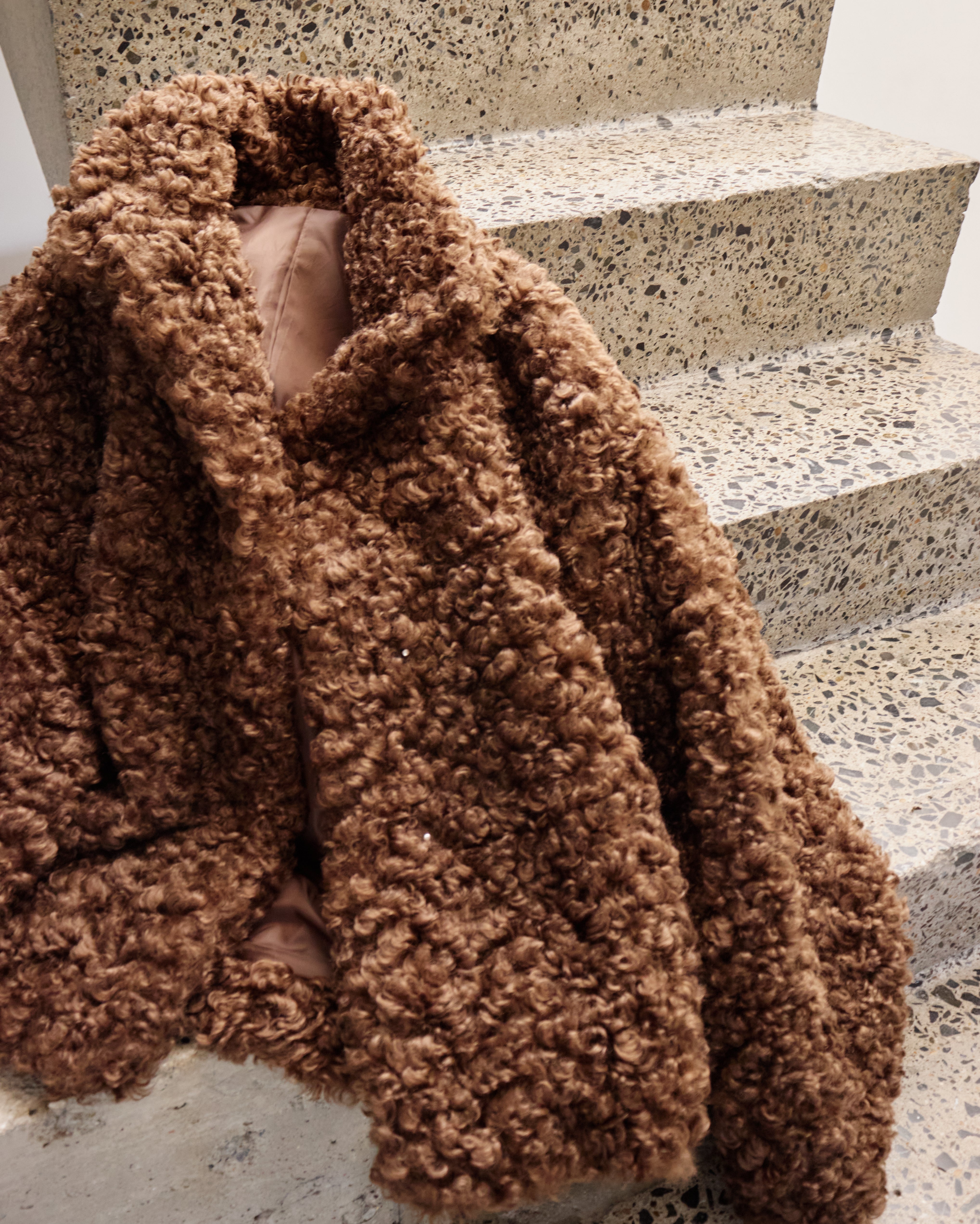 Dreamy Curl Fur Jacket